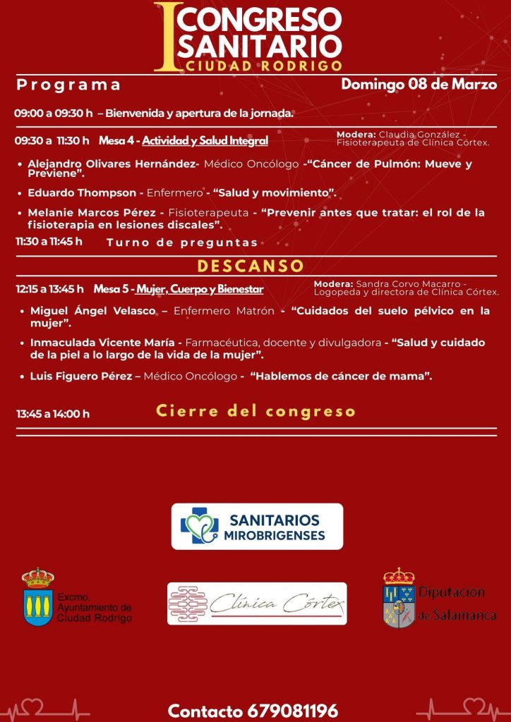 I Congreso sanitario de Ciudad Rodrigo I Congreso sanitario de Ciudad Rodrigo